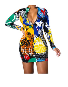 Graffiti dress